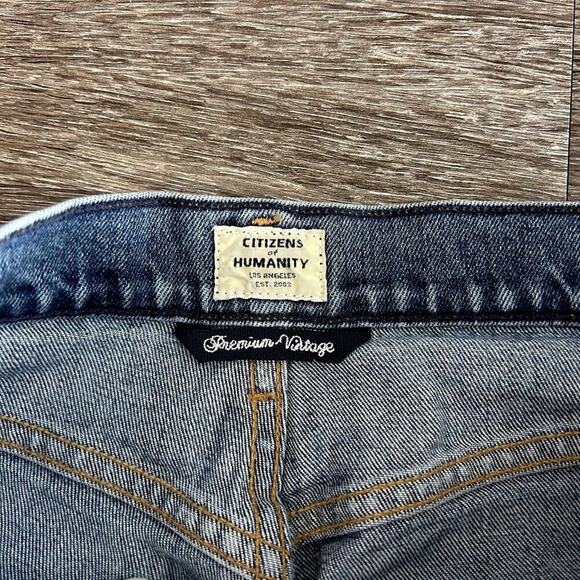 EUC Citizens of Humanity Charlotte High Rise Straight Jeans Taboo Wash Size 27 - Picture 8 of 16